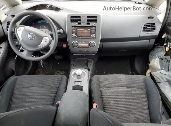 1N4AZ0CP2GC303976 2016 NISSAN LEAF Черный Вид панели приборов