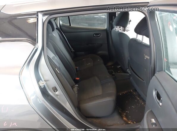 1N4AZ1BV2PC563302 2023 NISSAN LEAF Gray Vista de la etiqueta del VIN
