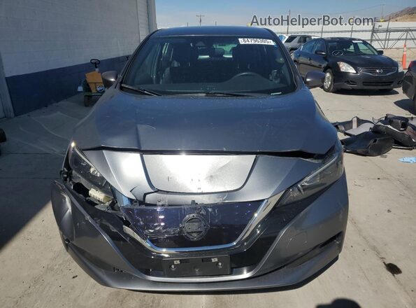 1N4AZ1BV7MC554669 2021 NISSAN LEAF Gray Front view