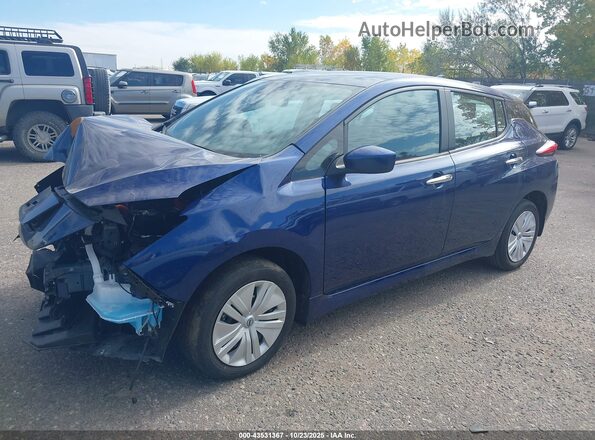 1N4AZ1BV9SC565489 2025 NISSAN LEAF Blue Vista interior de 360 grados