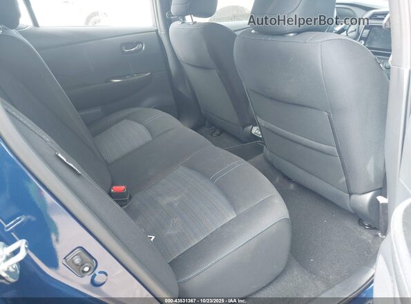 1N4AZ1BV9SC565489 2025 NISSAN LEAF Blue Vista de la etiqueta del VIN