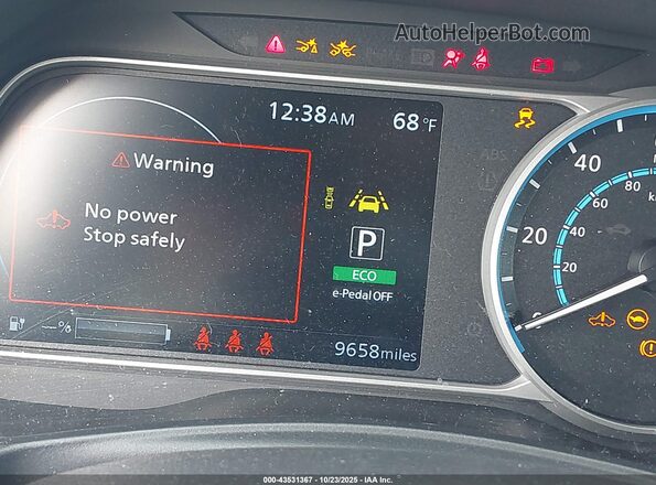 1N4AZ1BV9SC565489 2025 NISSAN LEAF Blue Vista de los asientos traseros