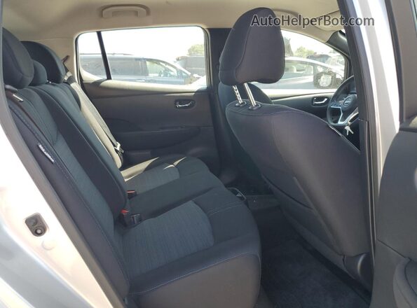 1N4AZ1BVXPC554363 2023 NISSAN LEAF Silver Rear seats view