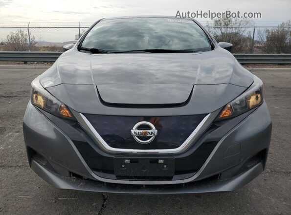 1N4AZ1CP2KC303412 2019 NISSAN LEAF Серый Вид спереди
