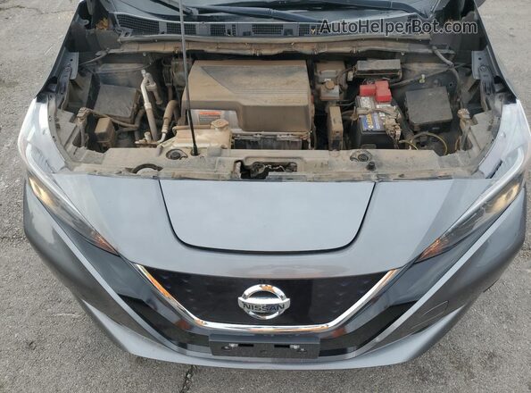 1N4AZ1CP2KC303412 2019 NISSAN LEAF Серый Вид задней части салона