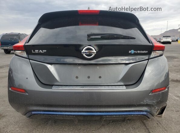 1N4AZ1CP2KC303412 2019 NISSAN LEAF Серый Вид сзади