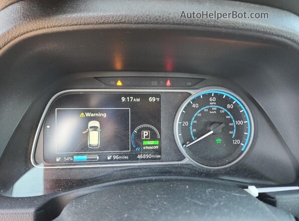 1N4AZ1CP5JC301197 2018 NISSAN LEAF Gray 