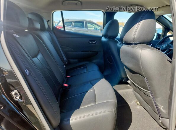1N4AZ1CV1MC551779 2021 NISSAN LEAF Черный Вид задней части салона
