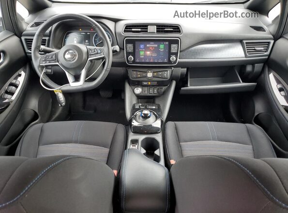 1N4AZ1CV8MC550256 2021 NISSAN LEAF Blue 