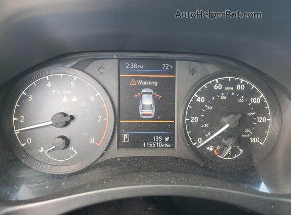 1N4BL4BV0NN304459 2022 NISSAN ALTIMA Blue Widok zestawu wskaźników