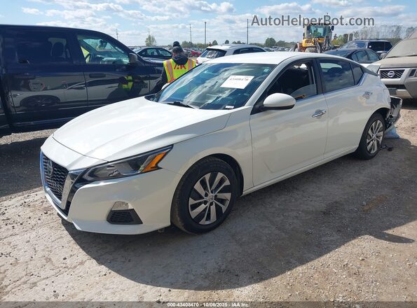 1N4BL4BV4LC154865 2020 NISSAN ALTIMA White წინა მარცხენა ხედი სამი მეოთხედიდან