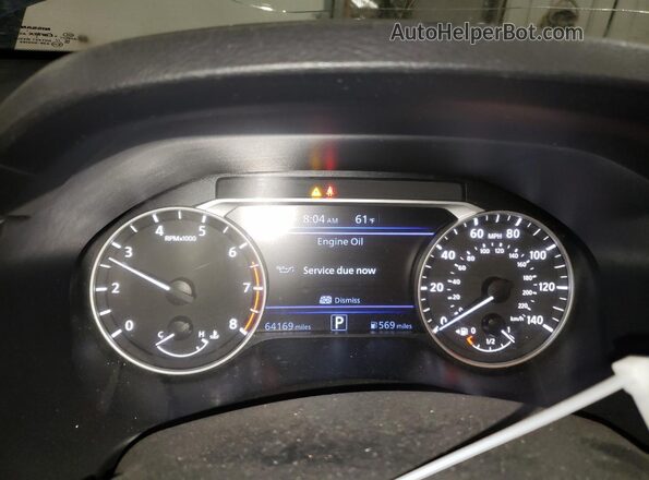 1N4BL4BV7LC210667 2020 NISSAN ALTIMA Blue Instrument cluster view