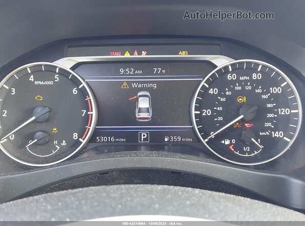 1N4BL4BV7LC230238 2020 NISSAN ALTIMA White Հետևի նստատեղերի տեսք