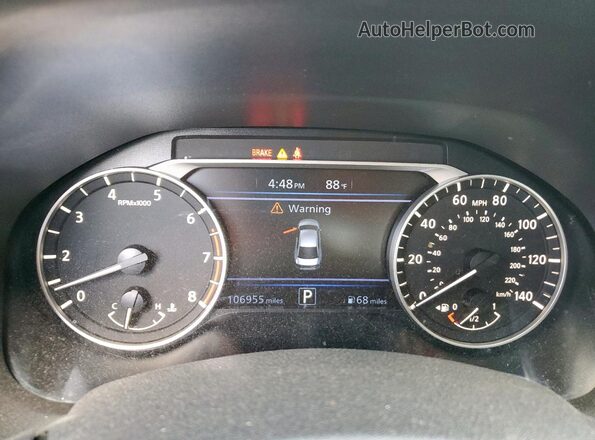 1N4BL4BV9LC268067 2020 NISSAN ALTIMA Blue Սարքավորումների վահանակի տեսք