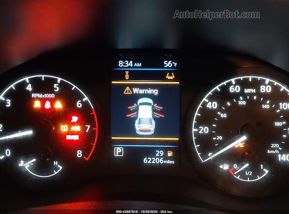 1N4BL4BV9MN361029 2021 NISSAN ALTIMA White Widok tylnych siedzeń