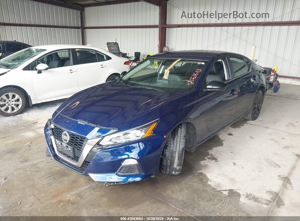 1N4BL4CV1NN364085 2022 NISSAN ALTIMA Blue წინა მარცხენა ხედი სამი მეოთხედიდან