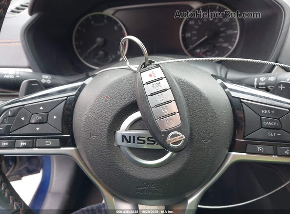 1N4BL4CV2MN313922 2021 NISSAN ALTIMA Blue Вид панелі приладів