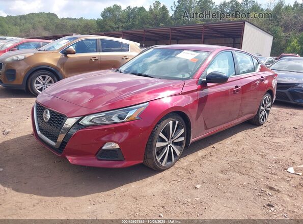 1N4BL4CV2NN362006 2022 NISSAN ALTIMA Red წინა მარცხენა ხედი სამი მეოთხედიდან
