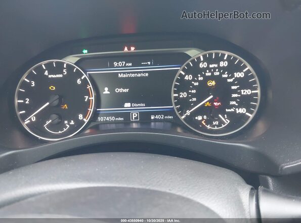 1N4BL4CV6LC283138 2020 NISSAN ALTIMA Black Widok tylnych siedzeń