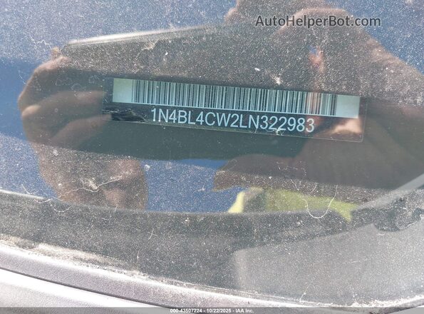 1N4BL4CW2LN322983 2020 NISSAN ALTIMA White Engine compartment view