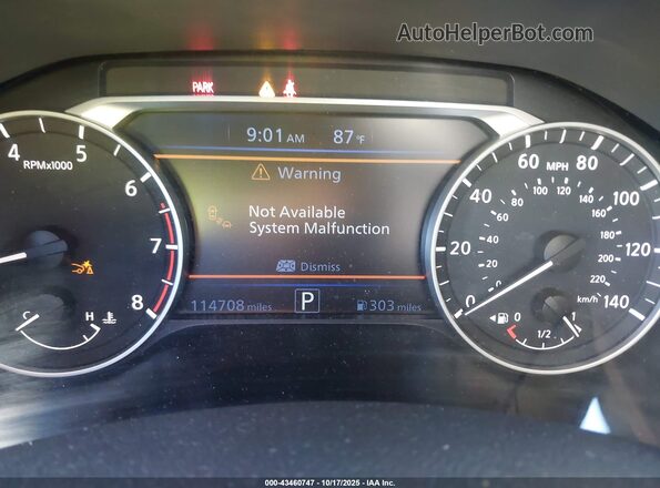 1N4BL4CW7NN319211 2022 NISSAN ALTIMA Dark Blue Vista de los asientos traseros