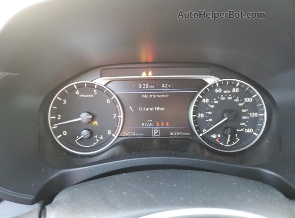 1N4BL4DV2SN352750 2025 NISSAN ALTIMA Black Вид щитка приладів
