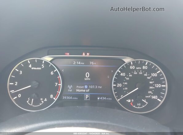 1N4BL4DV3LC271575 2020 NISSAN ALTIMA White უკანა სავარძლების ხედი