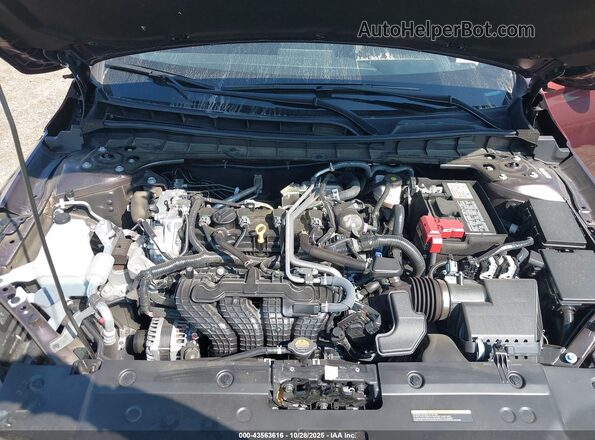 1N4BL4DVXSN375029 2025 NISSAN ALTIMA Maroon Widok z tyłu