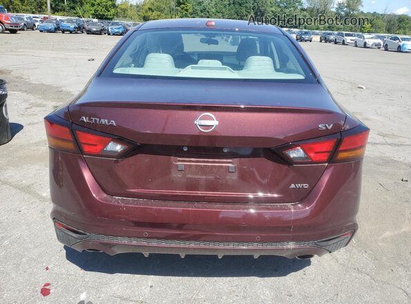 1N4BL4DW3RN354882 2024 NISSAN ALTIMA Burgundy Вид ззаду