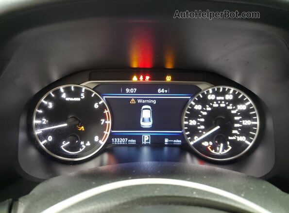 1N4BL4EWXLC202650 2020 NISSAN ALTIMA Black ხელსაწყოთა პანელის ხედი