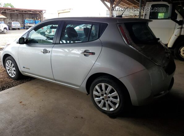 1N4BZ0CP0HC305795 2017 NISSAN LEAF Silver Trasero izquierdo