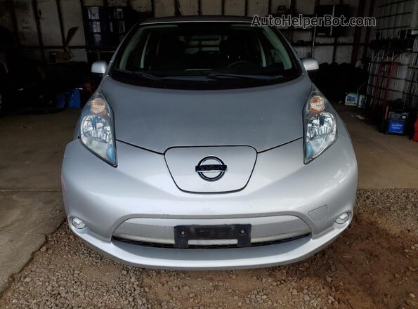 1N4BZ0CP0HC305795 2017 NISSAN LEAF Silver Vista frontal