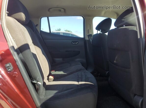 1N4BZ0CP2GC305957 2016 NISSAN LEAF Бордовый Вид задней части салона