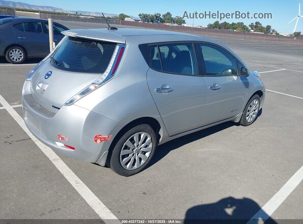 1N4BZ0CP3HC302888 2017 NISSAN LEAF Silver Հետևի աջ