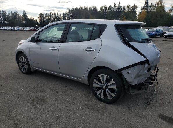 1N4BZ0CP4GC313283 2016 NISSAN LEAF Silver Trasero izquierdo