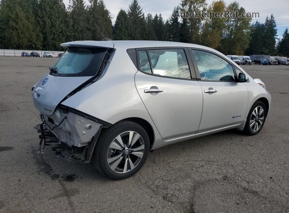 1N4BZ0CP4GC313283 2016 NISSAN LEAF Silver Trasero derecho
