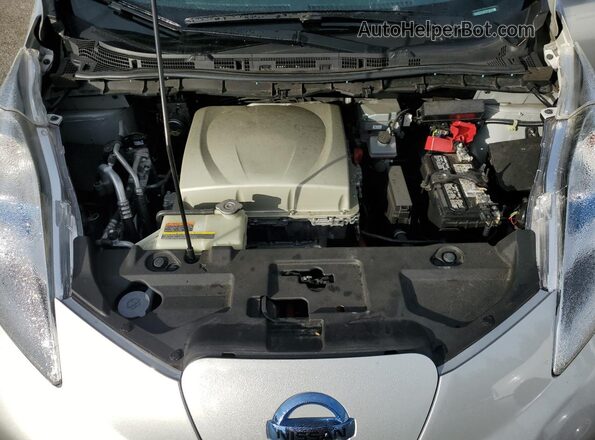 1N4BZ0CP4GC313283 2016 NISSAN LEAF Silver Vista del compartimento del motor