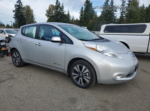 1N4BZ0CP4GC313283 2016 NISSAN LEAF Silver Delantero derecho