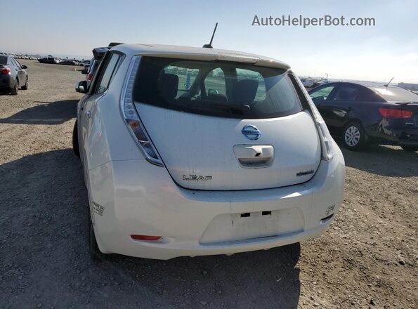 1N4BZ0CP7GC303198 2016 NISSAN LEAF White Widok z tyłu