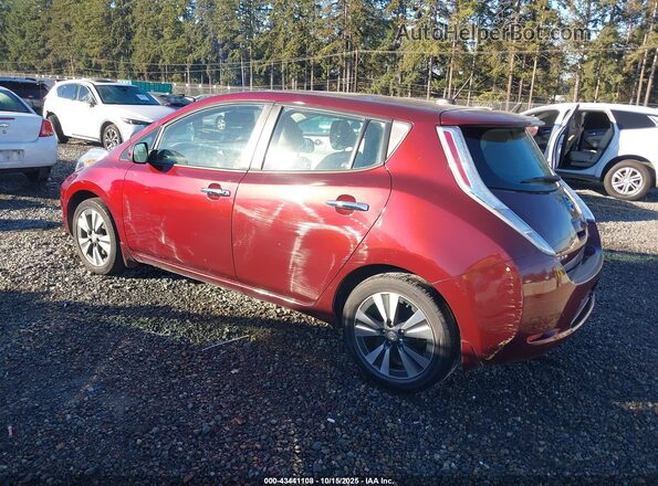 1N4BZ0CP8GC301069 2016 NISSAN LEAF Red Tył lewy