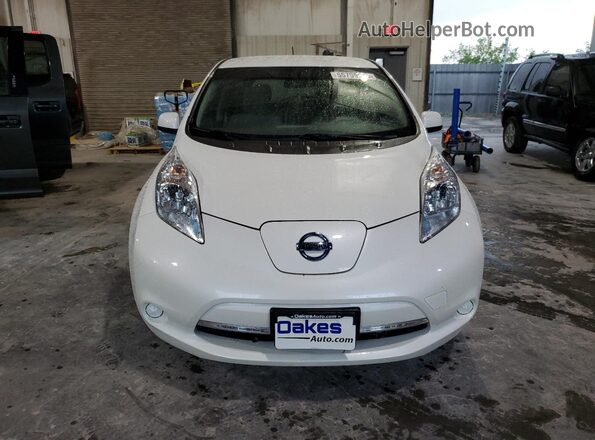 1N4BZ0CP8HC302773 2017 NISSAN LEAF White Front view
