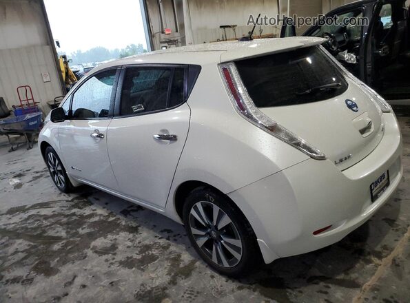 1N4BZ0CP8HC302773 2017 NISSAN LEAF White Rear left