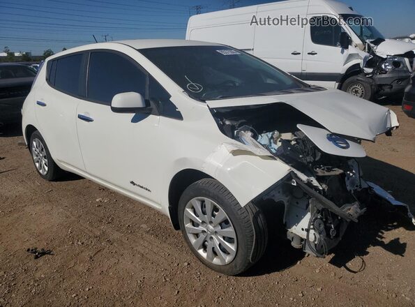 1N4BZ0CPXGC313949 2016 NISSAN LEAF White Przód prawy