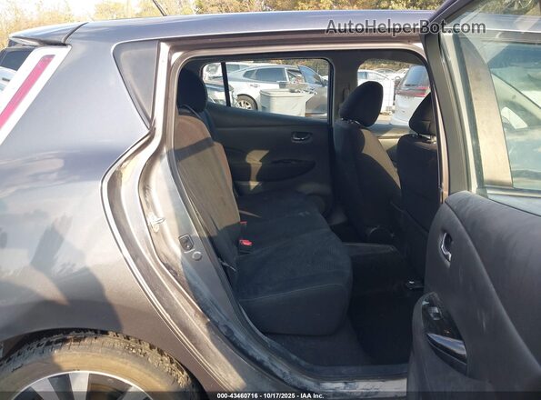 1N4BZ0CPXHC305884 2017 NISSAN LEAF Gray VIN კოდის სტიკერის ხედი
