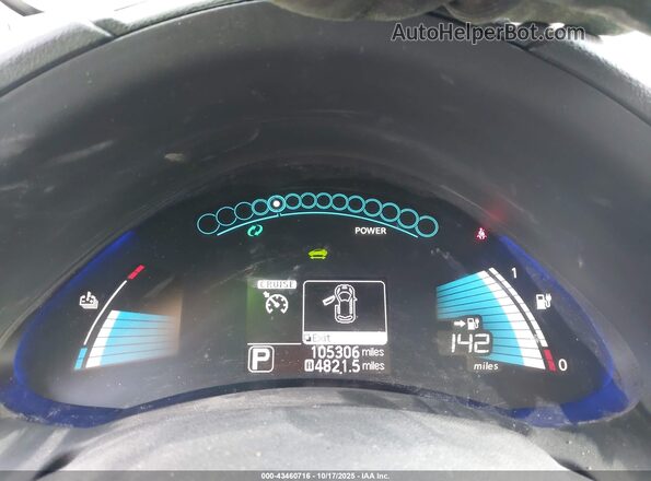 1N4BZ0CPXHC305884 2017 NISSAN LEAF Gray 