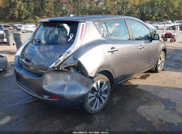 1N4BZ0CPXHC305884 2017 NISSAN LEAF Gray უკანა მარჯვენა