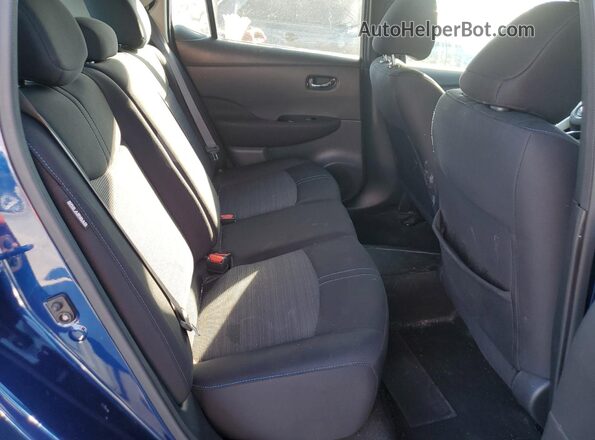 1N4BZ1CP1LC306954 2020 NISSAN LEAF Blue Widok tylnych siedzeń