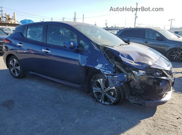 1N4BZ1CP1LC306954 2020 NISSAN LEAF Blue Przód prawy