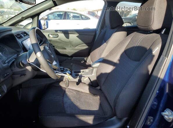 1N4BZ1CP1LC306954 2020 NISSAN LEAF Blue Widok wnętrza z przodu
