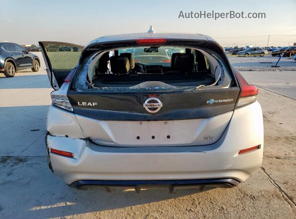 1N4BZ1CP2KC312552 2019 NISSAN LEAF Серебряный Вид сзади